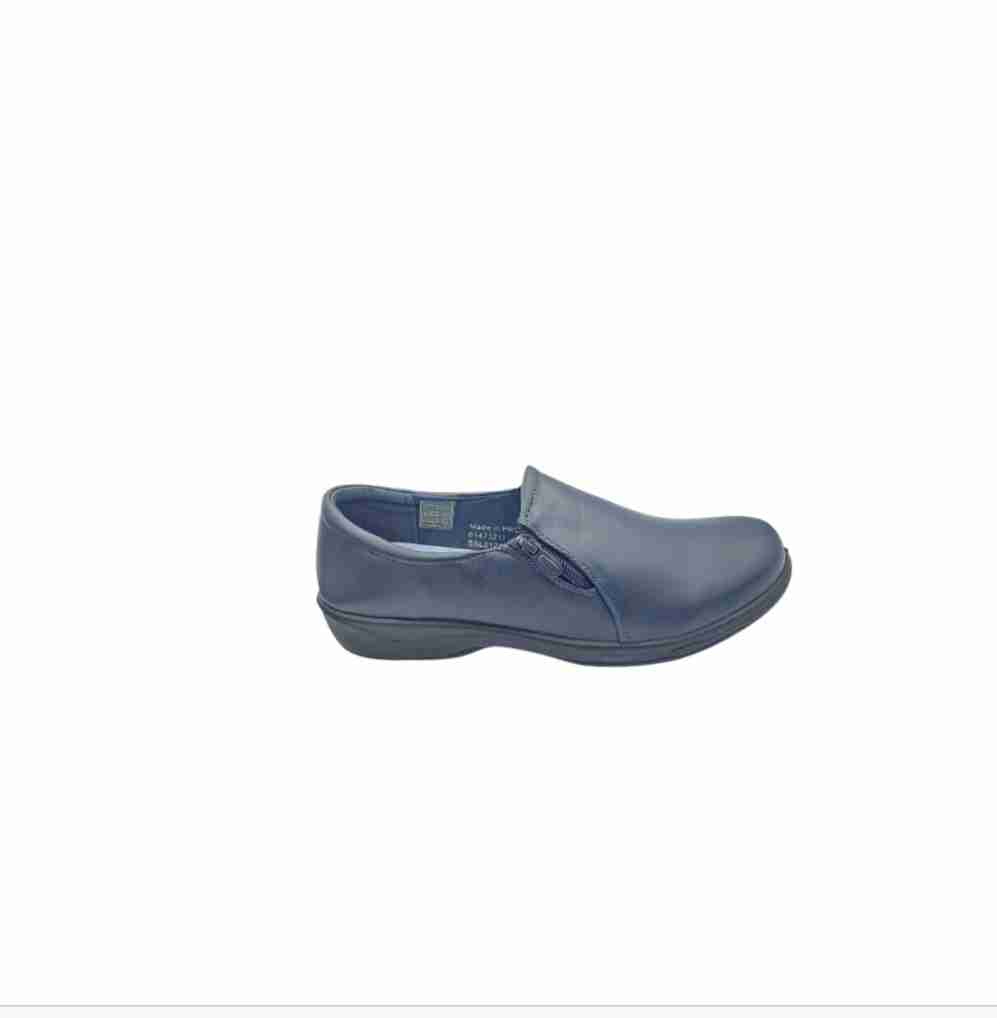 Hush Puppies Ladies Soft Jillian Flat Pump Navy